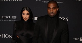 Kim Kardashian and her perfect husband Kanye West at BET event: they don't smile because Kanye thinks smiling isn't cool