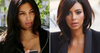 Kim Kardashian Goes Makeup-Free, Uses Cleavage to Distract Attention – Photo