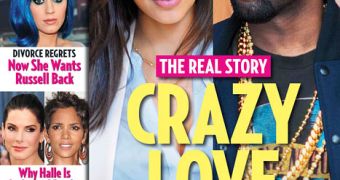 Tab claims Kanye West is head over heels in love with Kim Kardashian