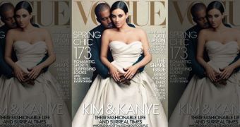 Kim Kardashian chooses to ignore the negative comments about her Vogue cover