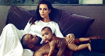 Kim Kardashian and Kanye West introduced daughter North in Vogue pictorial