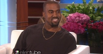 Kanye West chats to Ellen DeGeneres about his new life as husband and father, positively beams with happiness