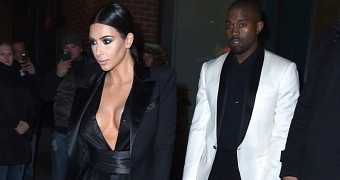 Kim Kardashian and Kanye West leave John Legend's birthday party