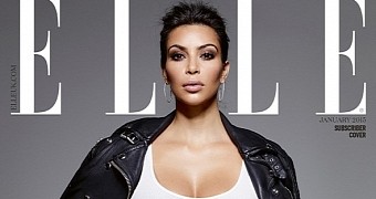 Kim Kardashian covers Elle UK, the Confidence Issue