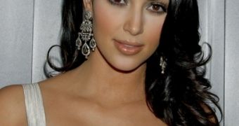 Kim Kardashian works out regularly and is on a macrobiotic diet to keep her hourglass figure