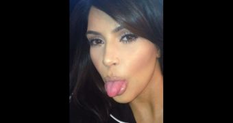 Kim Kardashian sticks tongue out in new three-second clip
