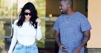 Kim Kardashian does her own take on “casual” on Taco Bell run with hubby Kanye West