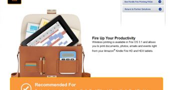 Kindle Fire HDX and HD get Epson mobile printing support