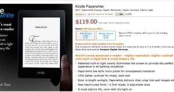 Kindle Paperwhite website