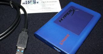 Kingston unveils HyperX USB 3.0 SSD