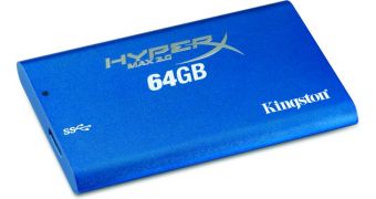 Kingston SSD With USB 3.0 Is Fast and Blue