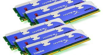 Kingston's 12GB DDR3 HyperX DDR3-1600 Kit Gets XMP Certification