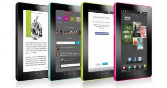 Kobo Vox 7-inch Android 2.3 running eReader/tablet