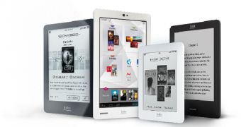 The Kobo line-up will be present in Eason bookshops in Ireland