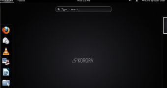 Korora 19 Beta GNOME desktop