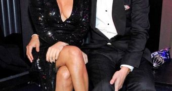 Kourtney Kardashian and Scott Disick on New Year's Eve, 2011