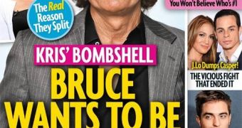 Mag claims Bruce Jenner is a cross-dresser, Kris is blackmailing him with it in the divorce