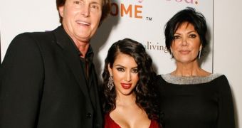Bruce and Kris Jenner, and Kris’ daughter Kim Kardashian