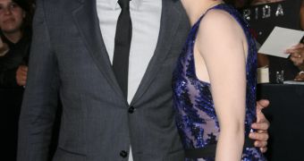 Kristen Stewart and Robert Pattinson at the “Breaking Dawn” premiere in LA