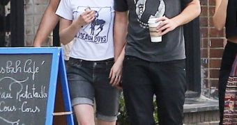 Kristen Stewart and Robert Pattinson shortly before the reported split on his birthday