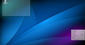 Kubuntu 13.04 Beta 1 desktop