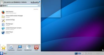 Kubuntu 14.10 Alpha 1 desktop