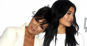Kylie Jenner and momager Kris Jenner at a recent Kardashian event