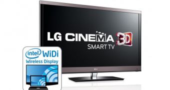 LG Cinema 3D Smart TV with Intel WiDi support