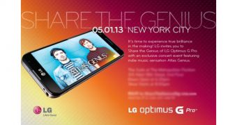 LG Optimus G Pro press event