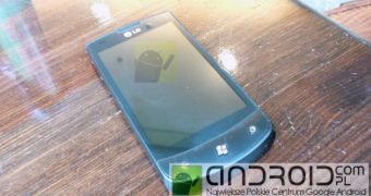 LG E900 with Windows Phone 7