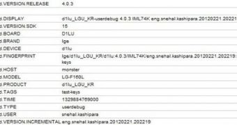 LG F160L benchmark results