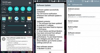 Android 5.1.1 Lollipop for LG G Flex2 (screenshots)
