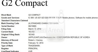 LG G2 Compact trademark