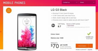 LG G3 now on pre-order at Telstra