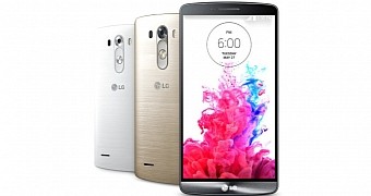 LG G3 in white, gold and grey