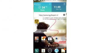 LG Optimus UI (screenshot)