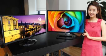 LG's EA83 27" WQHD monitor and the EA93 29" monitor with a 21:9 format