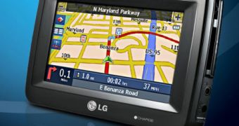 The LG LN790 GPS navigator