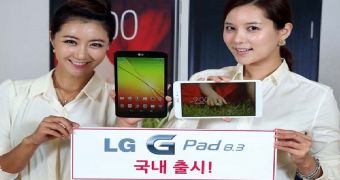 LG Pad 8.3 becomes available in Korea