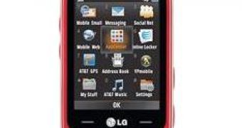 LG Neon II red