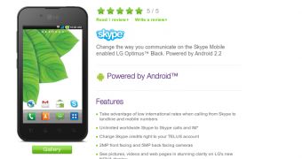LG Optimus Black Skype Edition