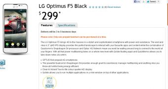 LG Optimus F5 at Optus