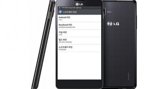 LG Optimus G "About phone" screenshot