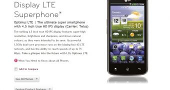 LG Optimus LTE to Arrive at TELUS Soon