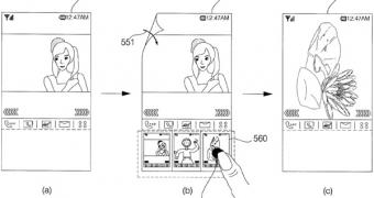 LG patents UI for flexible mobile displays