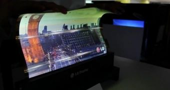 LG Rollable TV demoed