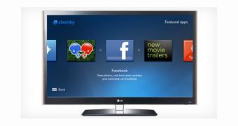 LG Smart TV running Chunby's ecosystem