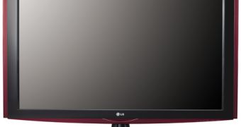 LG80 Scarlet HDTV - front view