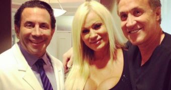 Lacey Wildd and the two doctors on the new E! series Botched