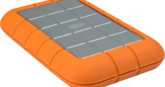 The Rugged drive may look like an orange, but it bounces back